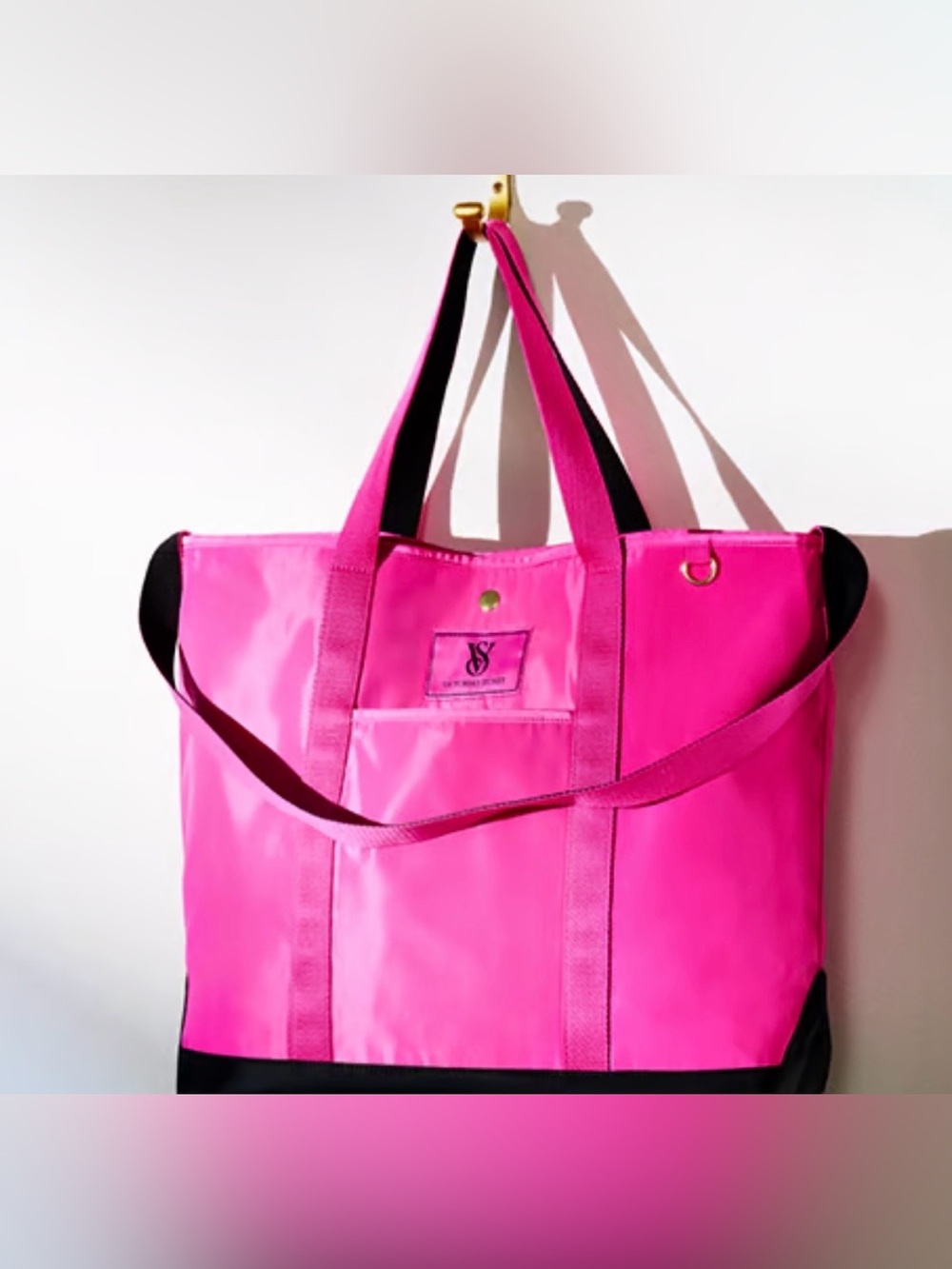 Victoria's Secret Neon Pink Nylon Tote